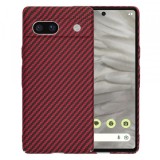 Husa pentru Google Pixel 7a, Techsuit, Carbonite FiberShell, Rosie