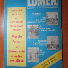 revista lumea 25 iunie 1981-marele forum al democratiei noastre socialiste