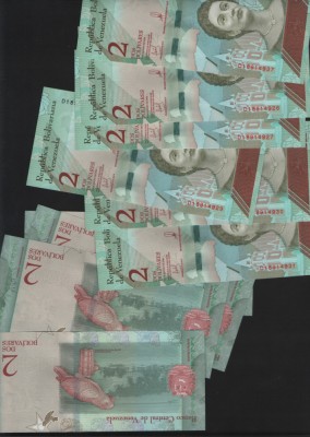 Venezuela 2 bolivari bolivares 2018 unc pret pe bucata foto