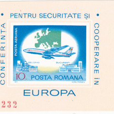 LP 939-Conferinta pentru Securitate si Cooperare in Europa,NEDANTELATA,MNH.1977.