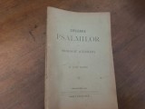 DR. IULIU OLARIU, EXPLICAREA PSALMILOR DIN OROLOGIU( CEASLOV). CARANSEBES 1901. COPERTI ORIGINALE BROSATE