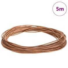 vidaXL Cord din Piele Maro &Oslash;2 mm x 5 m Piele 42022018