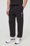 Cumpara ieftin Puma pantaloni de trening din bumbac X STAPLE culoarea negru, cu imprimeu, 625885