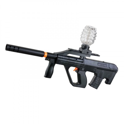 Mitraliera de jucarie electrica Flippy cu bile de hidrogen de gel, gun bluster, tragere in rafala, varsta peste 6 ani, ochelari de protectie, 5000 de foto