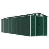Cumpara ieftin Sopron de gradina, verde, 191x725x198 cm, otel zincat