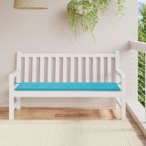vidaXL Pernă de bancă de grădină, turcoaz, 150x50x4 cm, textil oxford