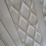 Husa scaun auto universala RoGroup, piele PU perforata, gri