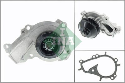INA 538 0713 10 Pompă de apă, răcire motor foto