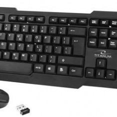 Kit Tastatura si Mouse Wireless Esperanza Memphis TK108 (Negru)