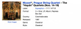 Mozart , Prague String Quartet &lrm;&ndash; The &ldquo;Haydn&rdquo; Quartets (Nos. 14-19), VINIL, Clasica, Supraphon