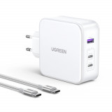 GaN Nexode CD289 &icirc;ncărcător de rețea GaN Nexode CD289 USB-A/2xUSB-C 140W + cablu USB-C - USB-C 1,5 m