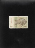 Rar! Lituania 100 talonas 1991 seria501364 uzata