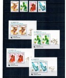 Korea Sud 1987 - Jocurile Olimpice, sport, serie si colite neuzate