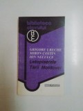 LETOPISETUL TARII MOLDOVEI de GRIGORE URECHE , MIRON COSTIN , ION NECULCE