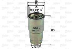 VALEO 587710 filtru combustibil