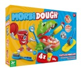 Plastilina Crocodil la dentist Globo Kidea, pentru copii, 4 x 56 g, diverse culori