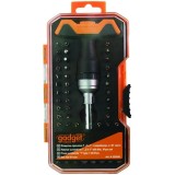 Gadget 225206 - Set capete de insurubare mixte 61 bucati surubelnita cu clichet