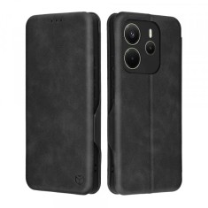 Husa pentru Xiaomi Redmi Note 14 4G (Standard), Techsuit, Safe Wallet Plus, Neagra