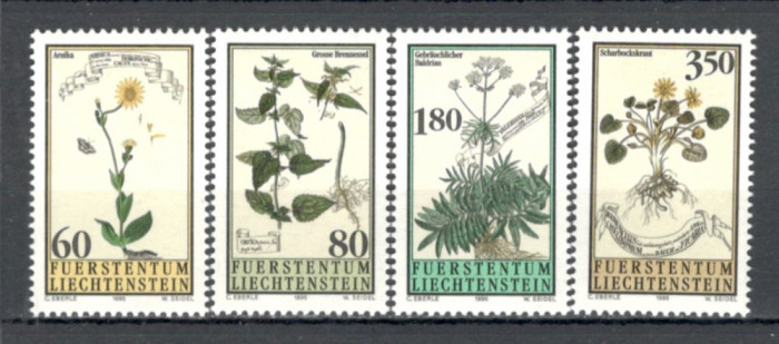 Liechtenstein.1995 Flori de plante medicinale SL.266