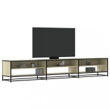 vidaXL Comodă TV, stejar sonoma, 270x40x46 cm, lemn prelucrat