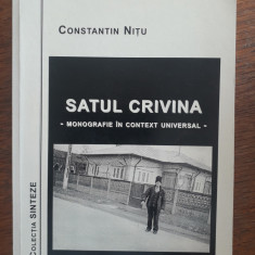 Monografia Satului Crivina - Constantin Nitu / R3P3S