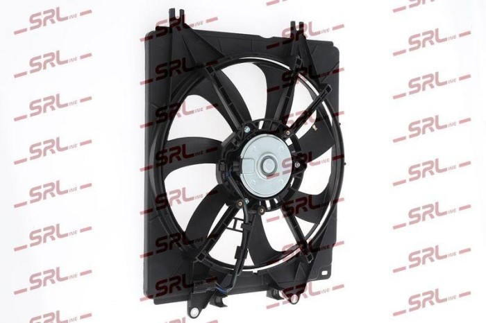 Ventilator radiator Honda Cr-V 16-22, motor: 1.5 T, 2.4, 355 mm, SRLine, 38611-5PA-A01; 38611-5PH-A01