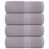 VidaXL Prosoape pentru oaspeți 4 buc Gri 30x50 cm 360 g/m&sup2; 100% bumbac
