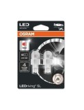 Set 2 becuri led exterior 12v (w16w) Rosu Ledriving Premium Bli Osram