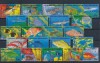 220-GRENADA GRENADINES- PESTI-Lot de 22 timbre nestampilate MNH, Nestampilat