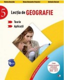 Lecția de Geografie pentru clasa a V-a - Paperback brosat - Diana-Alexandra Popovici, Stefania Omrani, Violeta Dascălu - Litera