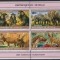 90-SENEGAL 200-Animale din Africa-colita cu 4 timbre nestampilate -parcul nat