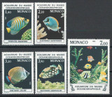 Monaco 1985 Mi 1704/08 MNH - Pești din Acvariul Muzeului Oceanografic, Nestampilat