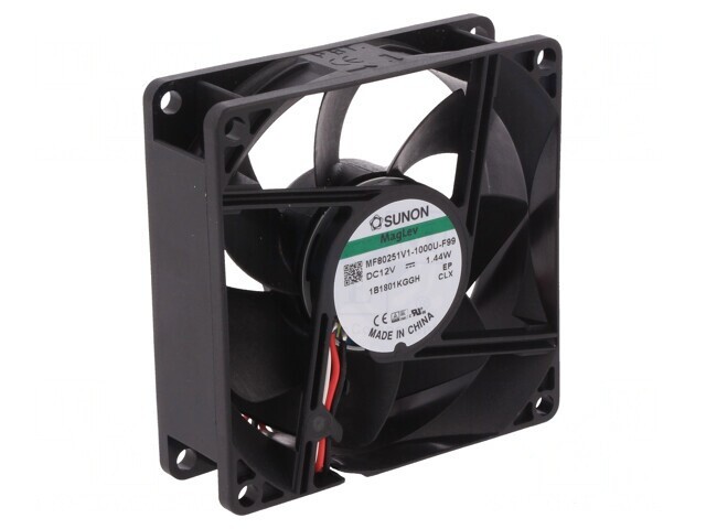 Ventilator Axial 12V 80x80mm 69m3/h 33dBA