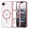 Husa MagSafe pentru Apple iPhone 16e, Techsuit, Luxury Crystal, Roz