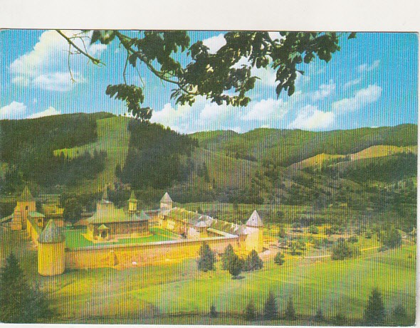 bnk cp Manastirea Sucevita - Vedere de ansamblu - necirculata