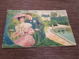 Carte poștală vintage franceză &#039;Meilleures Tendresses&#039;