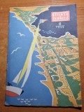 stiinta si tehnica august 1958-avalea jiului,litoralul marii negre,televiziunea