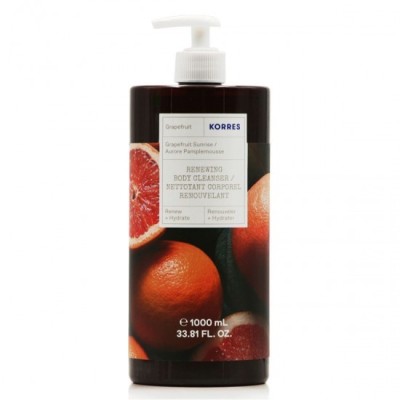 Demachiant corporal regenerator cu grapefruit Korres 1000 ml foto