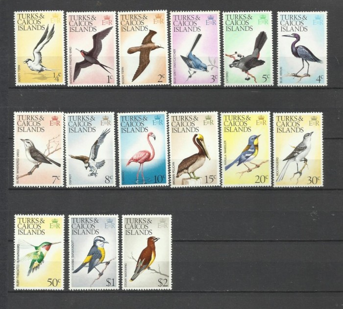 TURKS AND CAICOS 1973 FAUNA PASARI