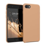 Husa kwmobile pentru Apple iPhone SE 3/iPhone 8/iPhone 7, Silicon, Maro, 40225.245, Carcasa