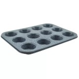 Tava pentru briose, 12 forme, cu &icirc;nvelis antiaderent Handy KitchenServ, Perfect Home
