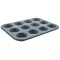Tava pentru briose, 12 forme, cu &icirc;nvelis antiaderent Handy KitchenServ