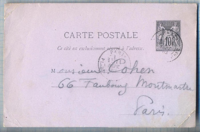 AX 277 CP VECHE -MAURICE COHEN - COMPOZITOR -PARIS - 1882