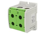 Conector Verde 4 Borne 300mm2 1 Pista 35mm