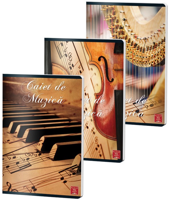 Caiet A4 24 File Muzica PIGNA