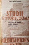 STUDII DE ISTORIE SOCIALA