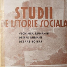 STUDII DE ISTORIE SOCIALA