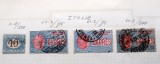 Lot 4 Timbre Vechi Italia Regat 1903-1925 - Espresso Expr&egrave;s, Taxă 10 Lire, Ștampilate -GB