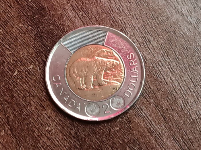 C50 - Moneda foarte veche - Canada - 2 dolari - 2016