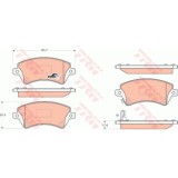 Placute frana Toyota Corolla (Zze12, Nde12, Zde12), 01.2001-12.2007, Motorizare 1.4 D, TRW